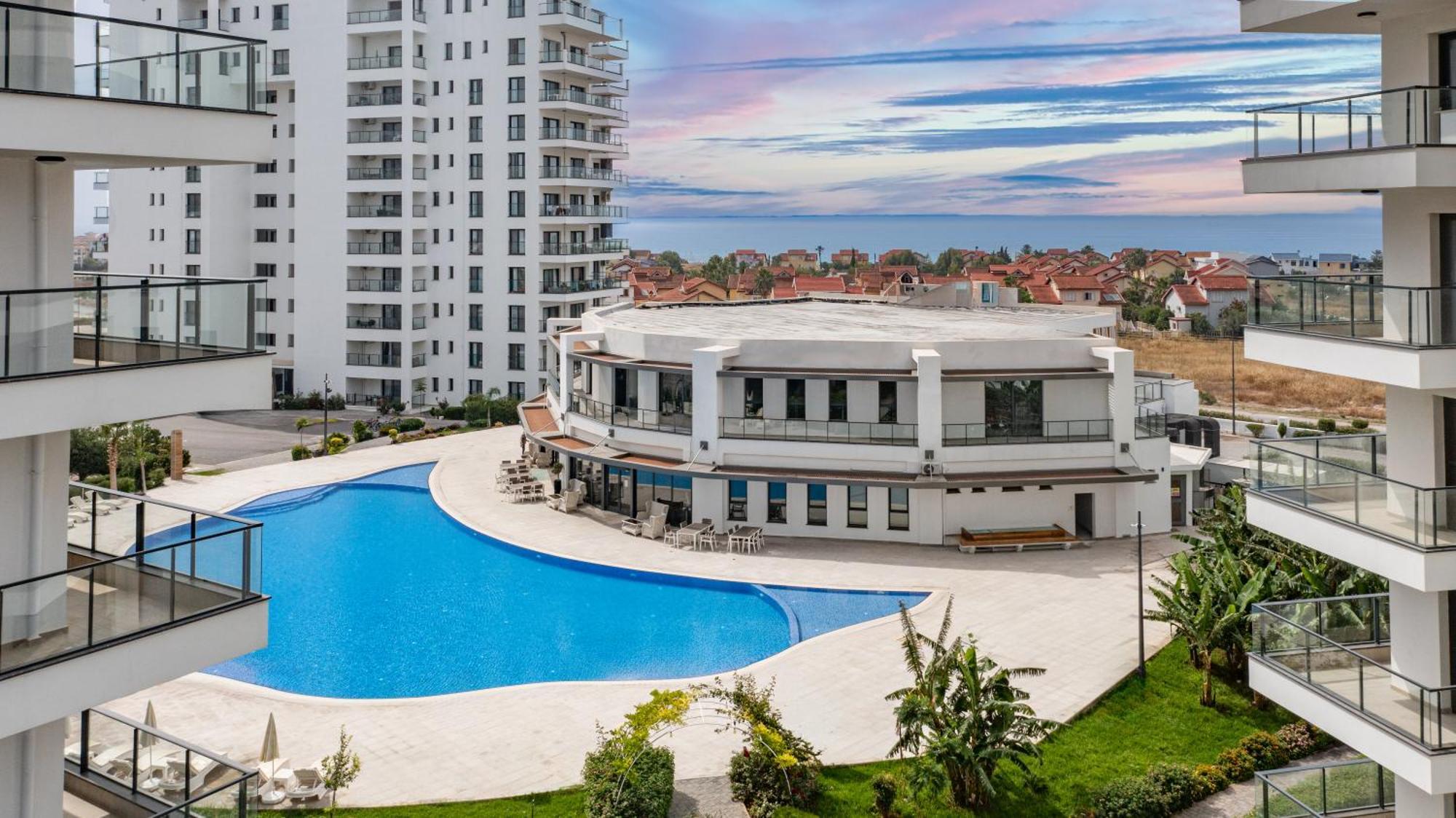 Terra Apartments In Caesar Blue Resort, Fixed Lunch Till 3Pm, Gym, Heated Pool, Sauna, Kids Club Rizokarpaso Exterior foto